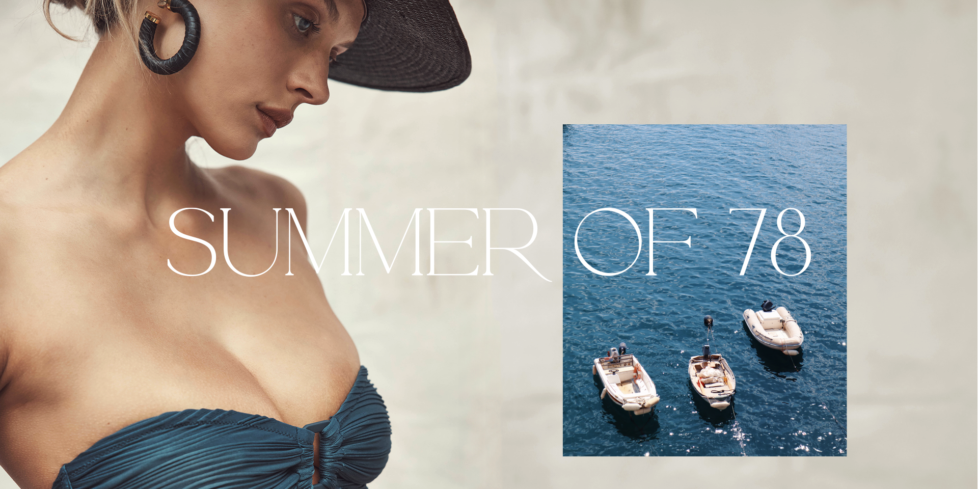 Summer of 78 Swim french wave one piece banner image